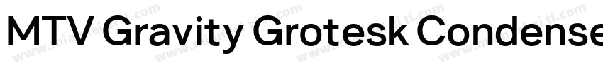 MTV Gravity Grotesk Condensed Thin字体转换
